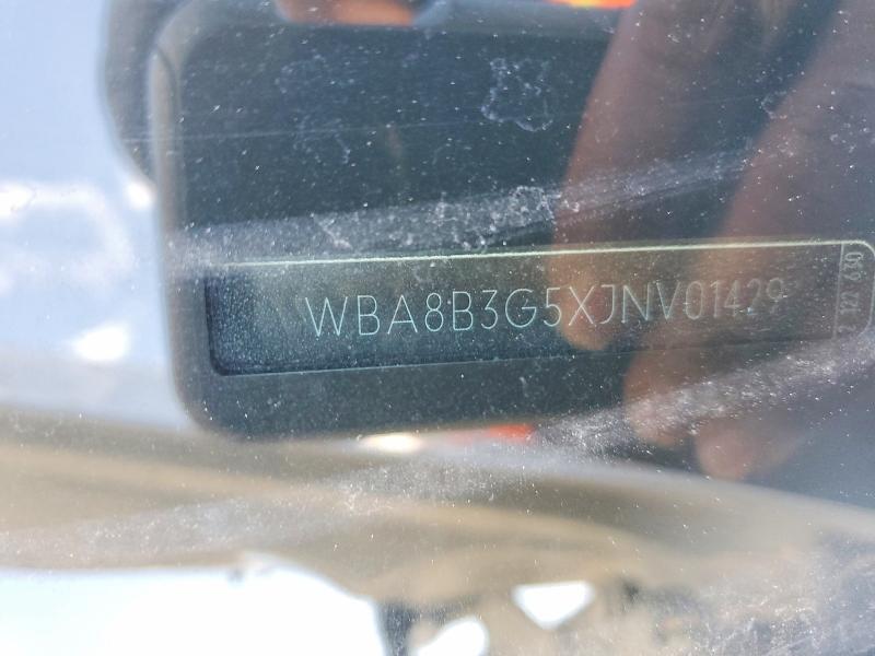 77149235 :رقم المزاد ، WBA8B3G5XJNV01429 vin ، 2018 Bmw 340 مزاد بيع