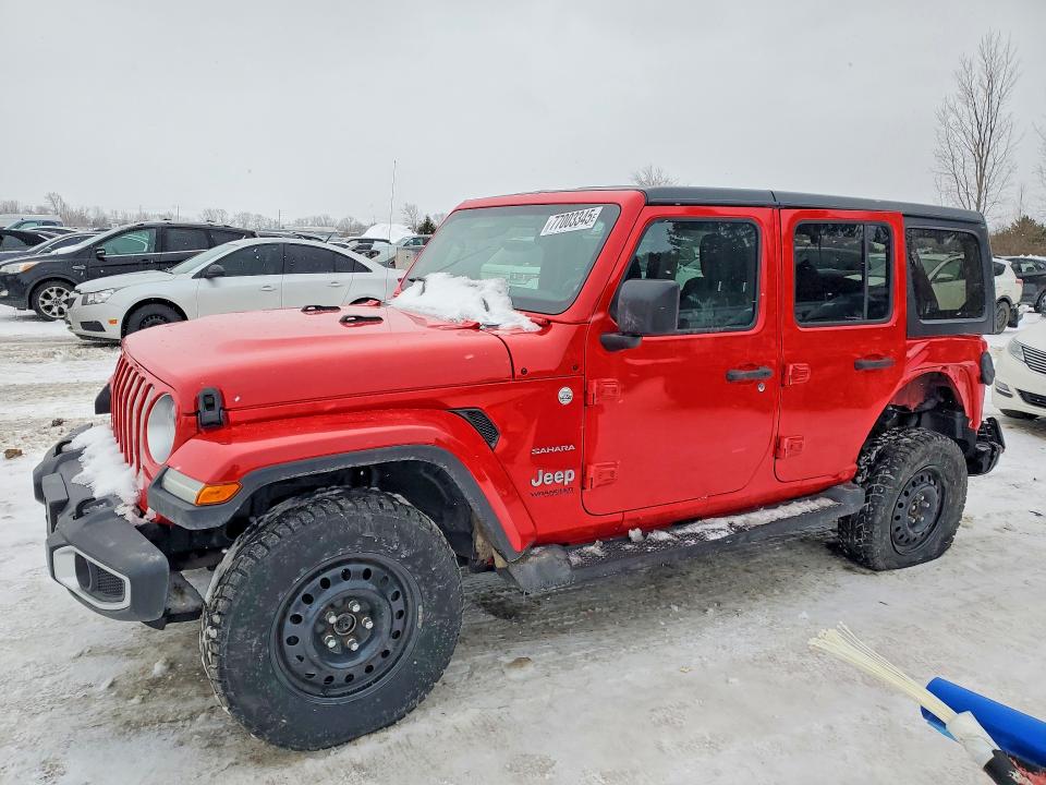 77003345 :رقم المزاد ، 1C4HJXEG6LW129828 vin ، 2020 Jeep Wrangler Unlimited مزاد بيع