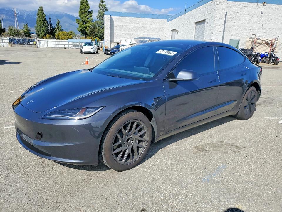 Auction sale of the 2025 Tesla Model 3, vin: 5YJ3E1EA1SF048486, lot number: 77776095