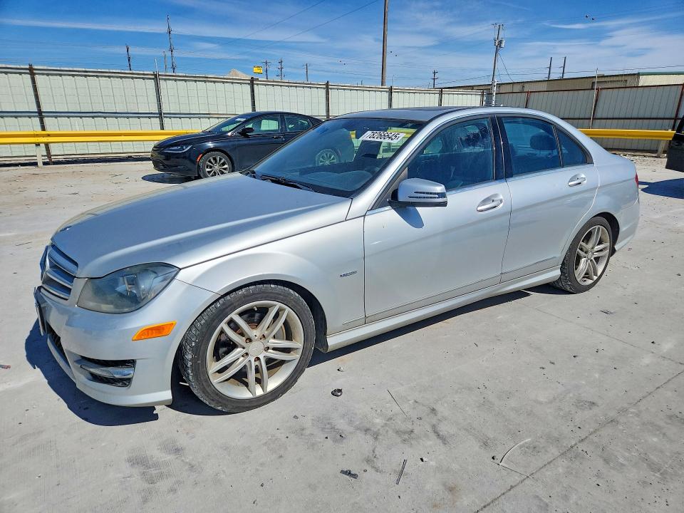 Auction sale of the 2012 Mercedes-benz C, vin: WDDGF4HB9CA619727, lot number: 78266645