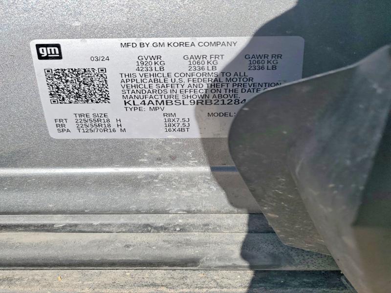 Aukcja sprzedaży 2024 Buick Encore Gx, vin: KL4AMBSL9RB212841, numer aukcji: 77688855