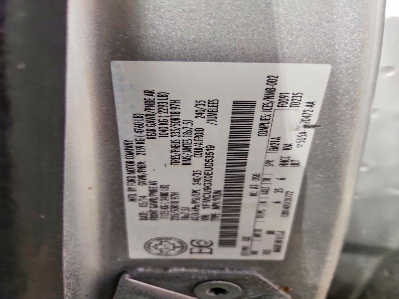 Продажа на аукционе авто 2014 Ford Escape, vin: 1FMCU9GX0EUD53519, номер лота: 77591315