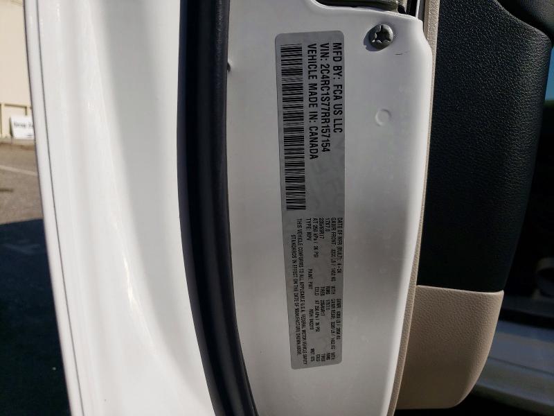 2024 Chrysler Pacifica მანქანა იყიდება აუქციონზე, vin: 2C4RC1S77RR157154, აუქციონის ნომერი: 75843385