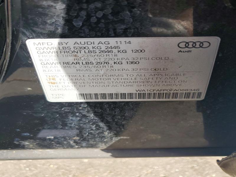Aukcja sprzedaży 2015 Audi Q5 Premium, vin: WA1CFAFP0FA068348, numer aukcji: 77235985
