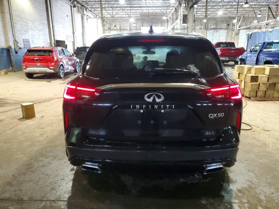 75759435 :رقم المزاد ، 3PCAJ5BA1MF117050 vin ، 2021 Infiniti Qx50 مزاد بيع