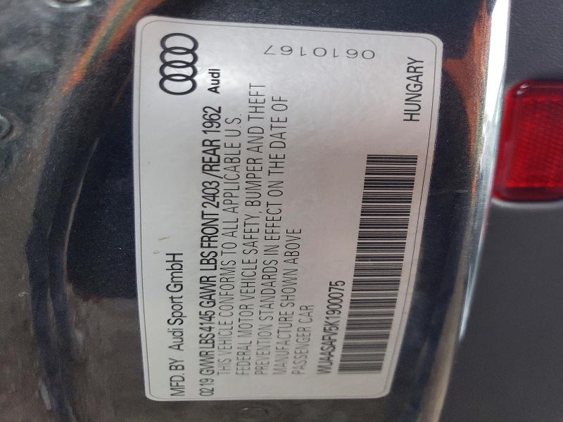 Продажа на аукционе авто 2019 Audi Tt Rs, vin: WUAASAFV5K1900075, номер лота: 78035665