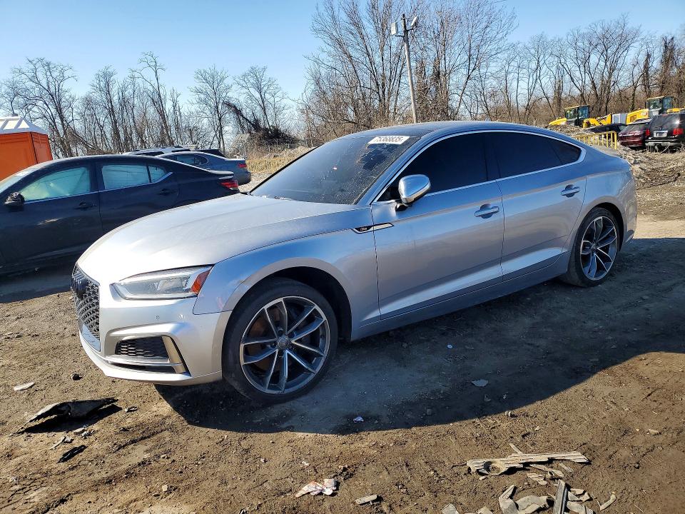 2018 Audi S5 Premium მანქანა იყიდება აუქციონზე, vin: WAUB4CF51JA031347, აუქციონის ნომერი: 75368835