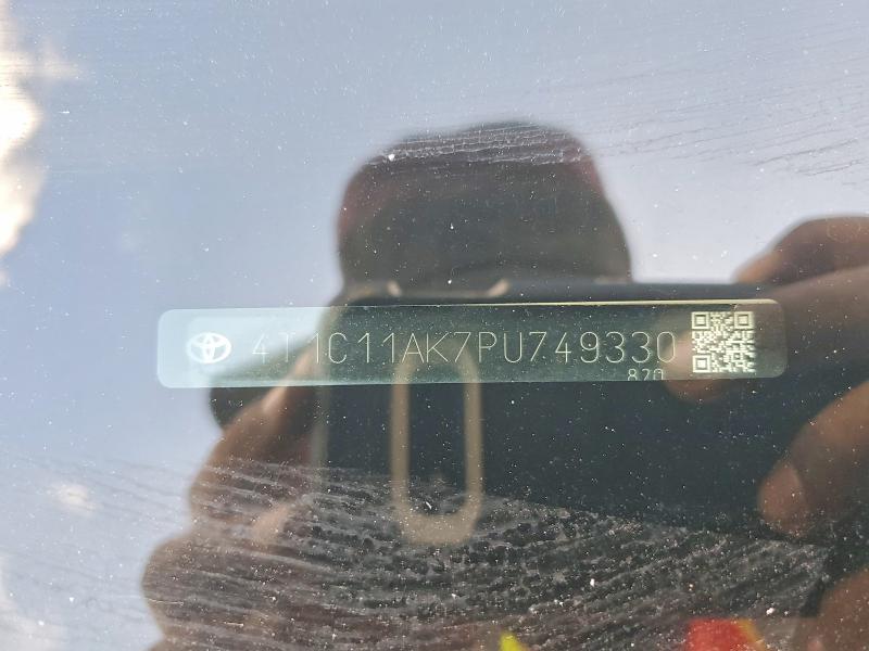 Aukcja sprzedaży 2023 Toyota Camry, vin: 4T1C11AK7PU749330, numer aukcji: 77422705