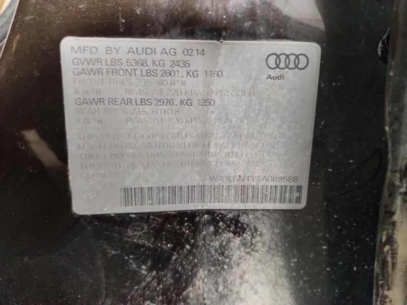 Продажа на аукционе авто 2014 Audi Q5, vin: WA1LFAFP6EA089588, номер лота: 79068195