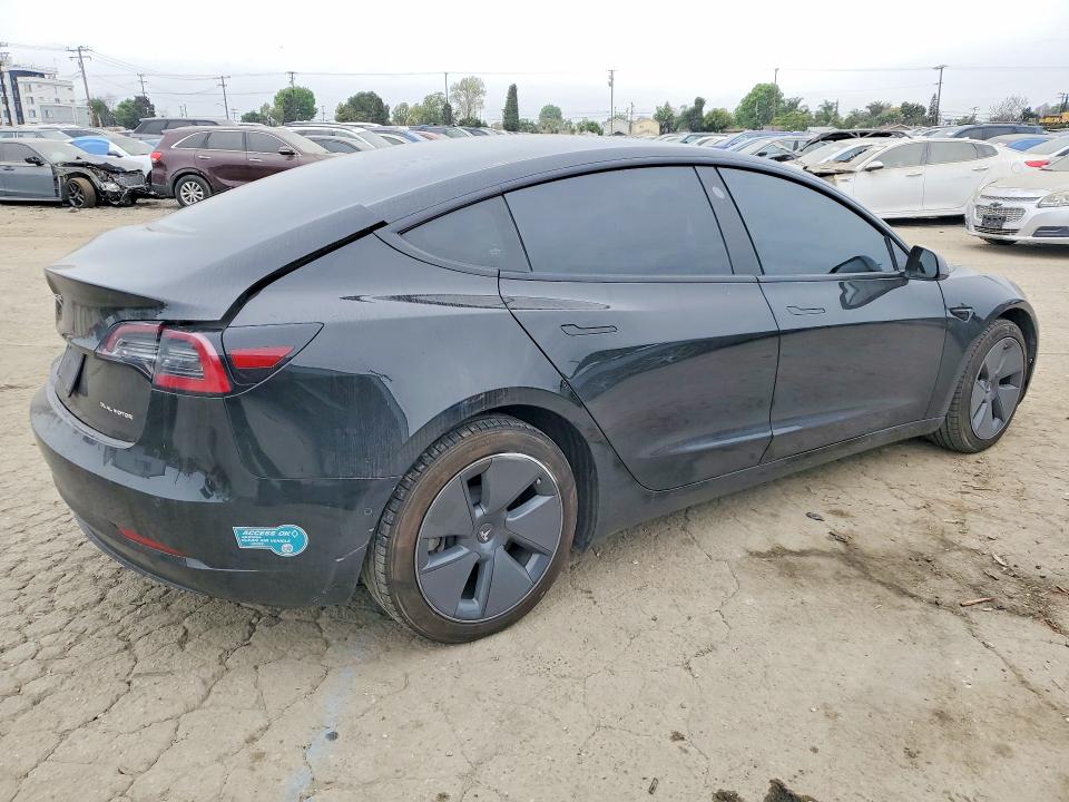 76854545 :رقم المزاد ، 5YJ3E1EB5NF106483 vin ، 2022 Tesla Model 3 مزاد بيع