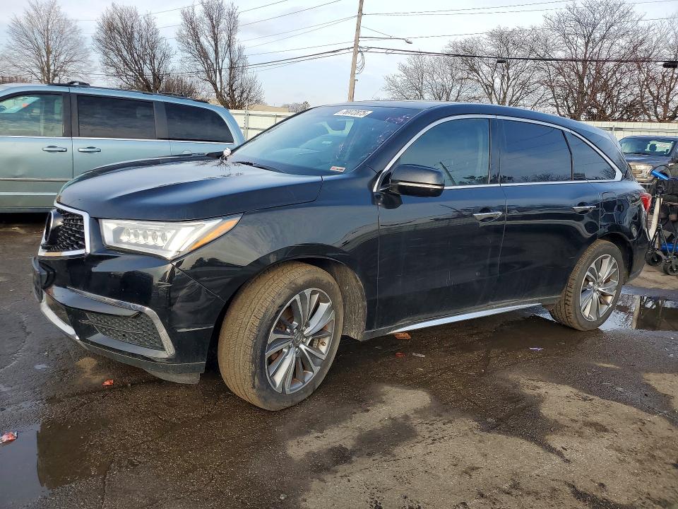 76972875 :رقم المزاد ، 5FRYD4H55HB001333 vin ، 2017 Acura Mdx مزاد بيع