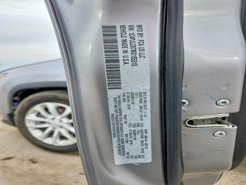 Aukcja sprzedaży 2021 Jeep Cherokee, vin: 1C4PJLCB7MD155315, numer aukcji: 77505975
