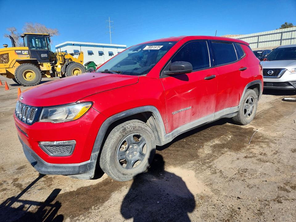 Продажа на аукционе авто 2019 Jeep Compass, vin: 3C4NJCAB2KT840887, номер лота: 78551975