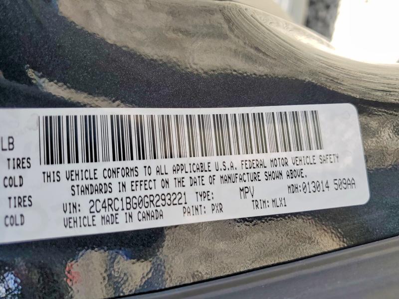 Продажа на аукционе авто 2016 Chrysler Town & Country, vin: 2C4RC1BG0GR293221, номер лота: 78281575