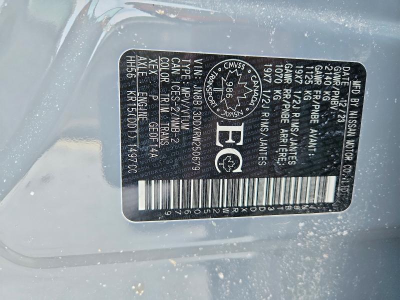 Продаж на аукціоні авто 2024 Nissan Rogue, vin: JN8BT3DDXRW250679, номер лоту: 75845435