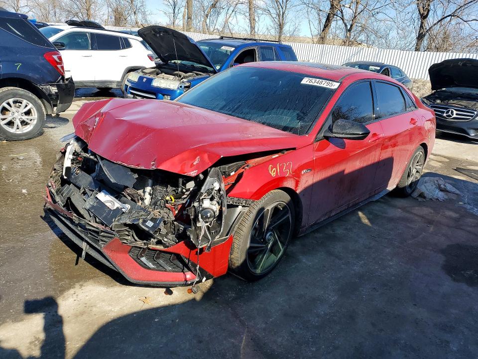 Auction sale of the 2023 Hyundai Elantra, vin: KMHLR4AF8PU512634, lot number: 76348795