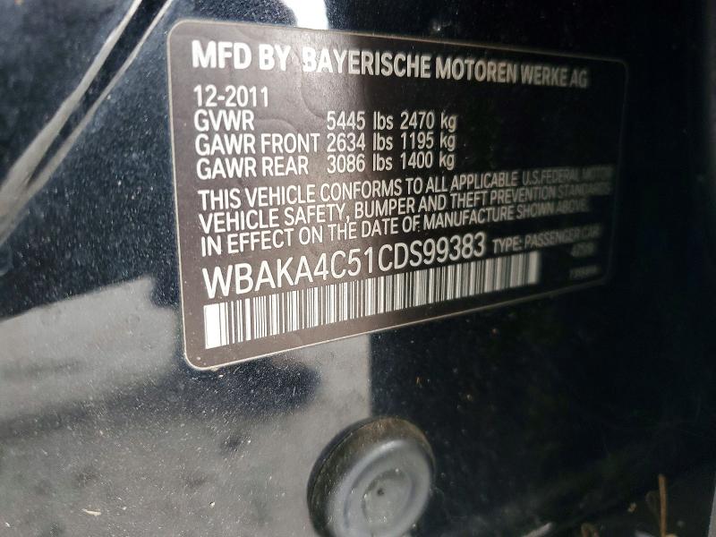 2012 Bmw 740 მანქანა იყიდება აუქციონზე, vin: WBAKA4C51CDS99383, აუქციონის ნომერი: 77932665