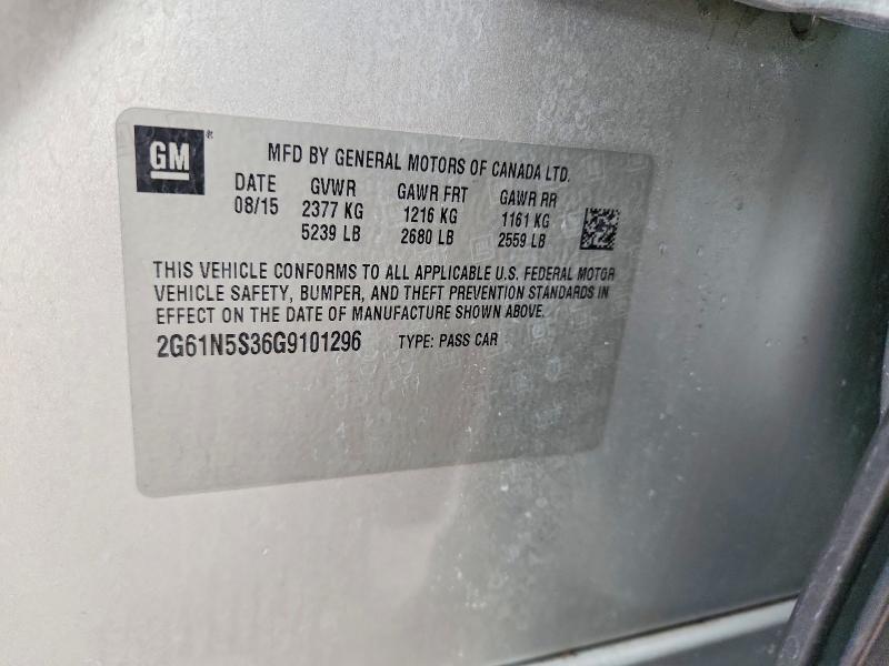 2016 Cadillac Xts მანქანა იყიდება აუქციონზე, vin: 2G61N5S36G9101296, აუქციონის ნომერი: 78925885
