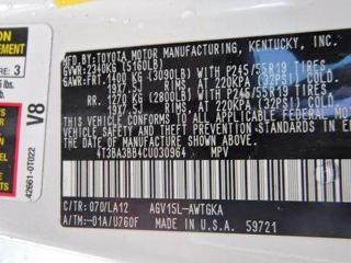 Auction sale of the 2012 Toyota Venza, vin: 4T3BA3BB4CU030964, lot number: 78869145