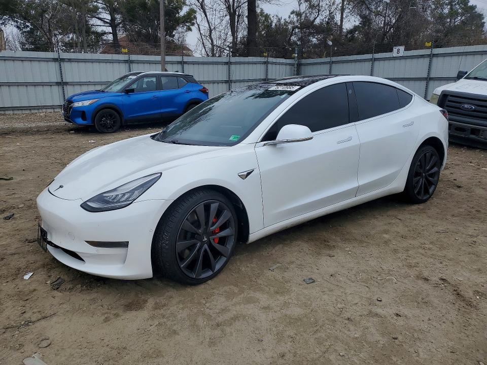 Продажа на аукционе авто 2020 Tesla Model 3, vin: 5YJ3E1EC0LF791868, номер лота: 76210985