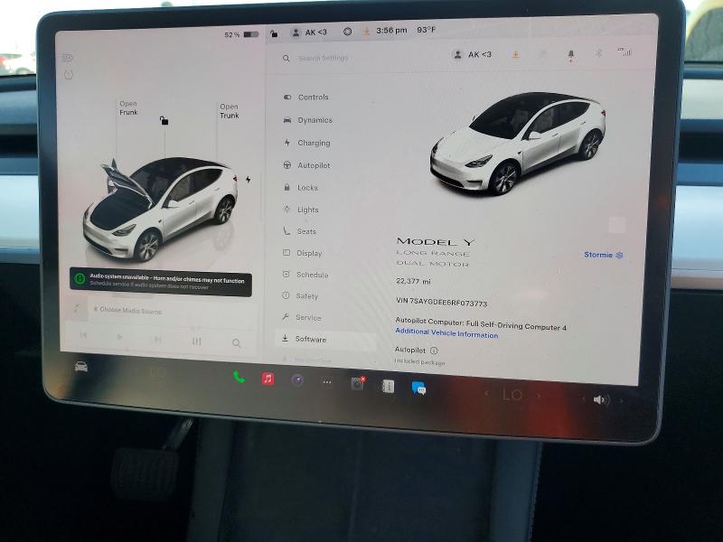 Aukcja sprzedaży 2024 Tesla Model Y, vin: 7SAYGDEE6RF073773, numer aukcji: 77182605