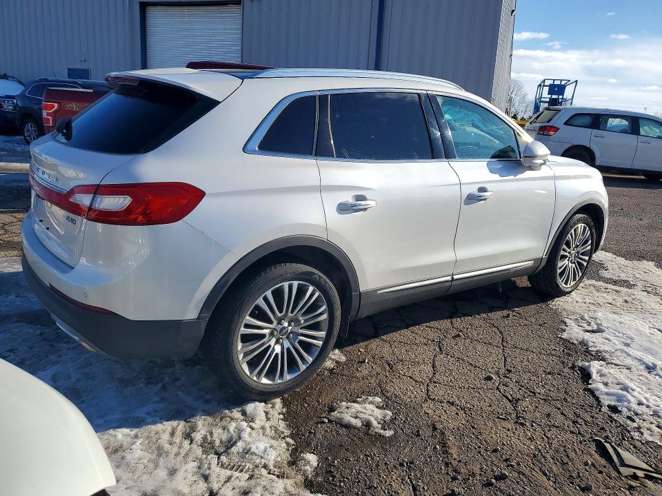 75109235 :رقم المزاد ، 2LMTJ8LR2GBL39032 vin ، 2016 Lincoln Mkx مزاد بيع