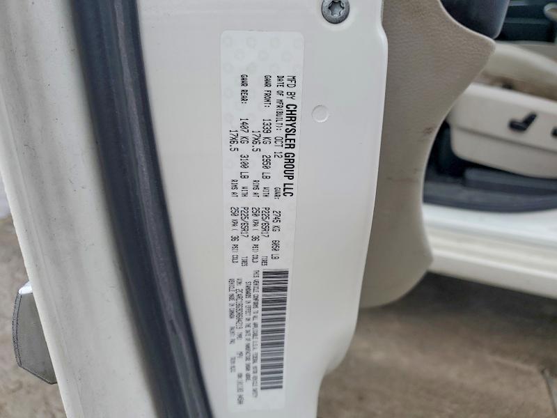 2013 Chrysler Town & Country მანქანა იყიდება აუქციონზე, vin: 2C4RC1BG9DR604219, აუქციონის ნომერი: 77810075