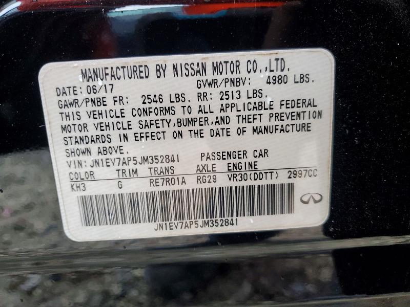 Продажа на аукционе авто 2018 Infiniti Q50 Luxe, vin: JN1EV7AP5JM352841, номер лота: 76139335