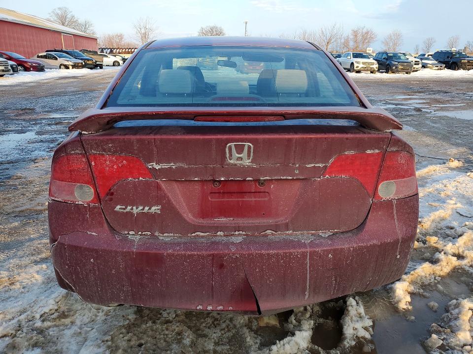 Продажа на аукционе авто 2006 Honda Civic, vin: 2HGFA16876H020214, номер лота: 77592815