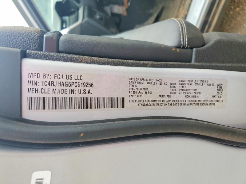 77236585 :رقم المزاد ، 1C4RJHAG6PC619256 vin ، 2023 Jeep Grand Cherokee مزاد بيع