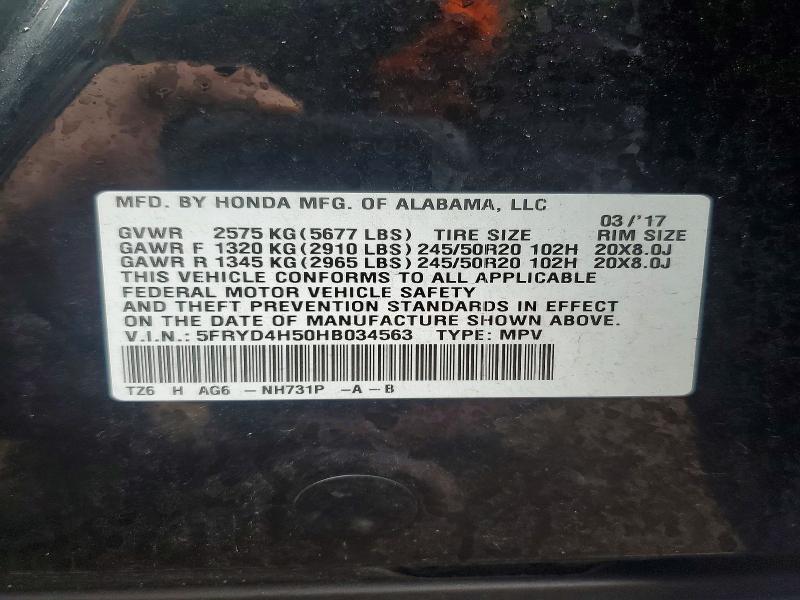 2017 Acura Mdx მანქანა იყიდება აუქციონზე, vin: 5FRYD4H50HB034563, აუქციონის ნომერი: 77714825