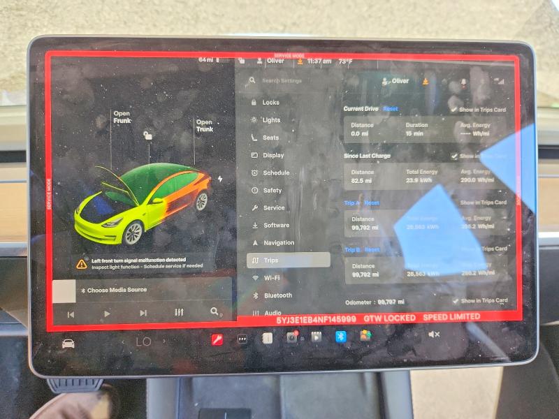 Продаж на аукціоні авто 2022 Tesla Model 3, vin: 5YJ3E1EB4NF145999, номер лоту: 75853825