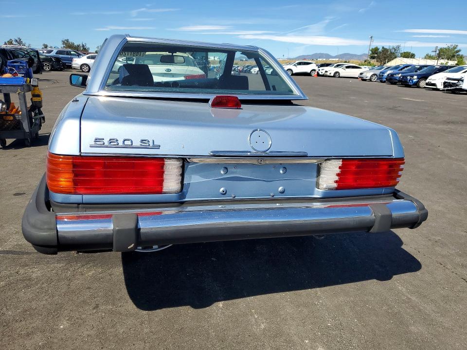 78977265 :رقم المزاد ، WDBBA48D6HA064052 vin ، 1987 Mercedes-benz 560 مزاد بيع