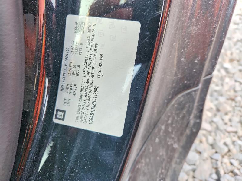 Продаж на аукціоні авто 2017 Cadillac Ats, vin: 1G6AB1RX8H0113892, номер лоту: 77060325