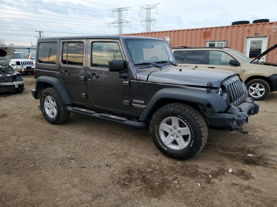 2017 Jeep Wrangler Unlimited მანქანა იყიდება აუქციონზე, vin: 1C4BJWDG7HL595519, აუქციონის ნომერი: 79203855