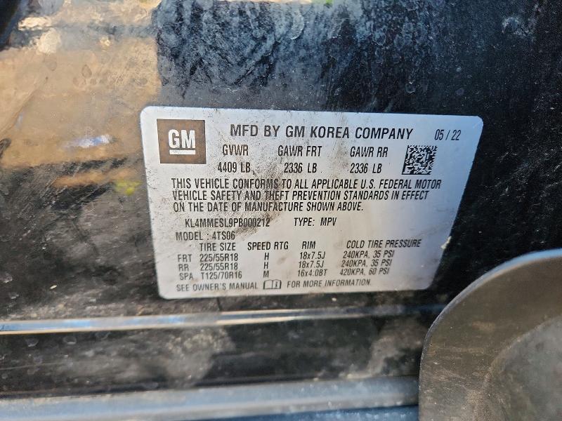 2023 Buick Encore Gx მანქანა იყიდება აუქციონზე, vin: KL4MMESL9PB000212, აუქციონის ნომერი: 75901695