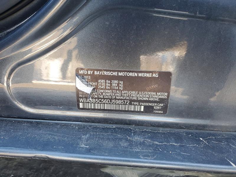 2013 Bmw 328 მანქანა იყიდება აუქციონზე, vin: WBA3B5C56DJ598572, აუქციონის ნომერი: 77281135