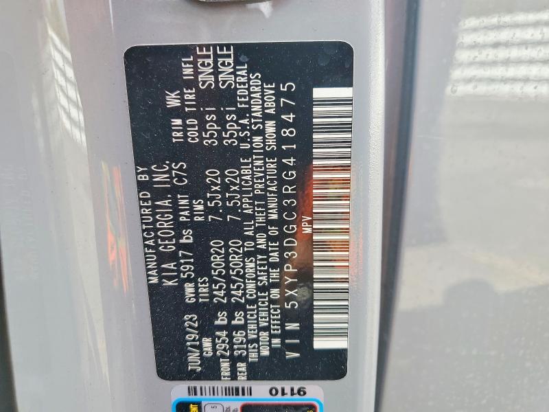 Продажа на аукционе авто 2024 Kia Telluride, vin: 5XYP3DGC3RG418475, номер лота: 78033645