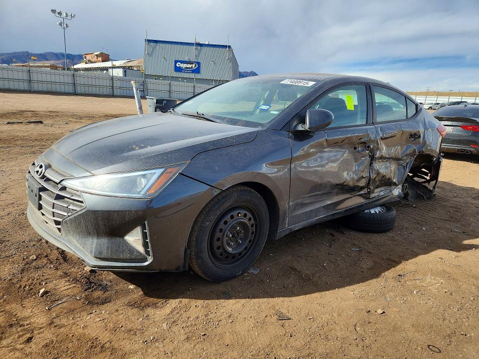 77408915 :رقم المزاد ، 5NPD84LF4LH632363 vin ، 2020 Hyundai Elantra مزاد بيع