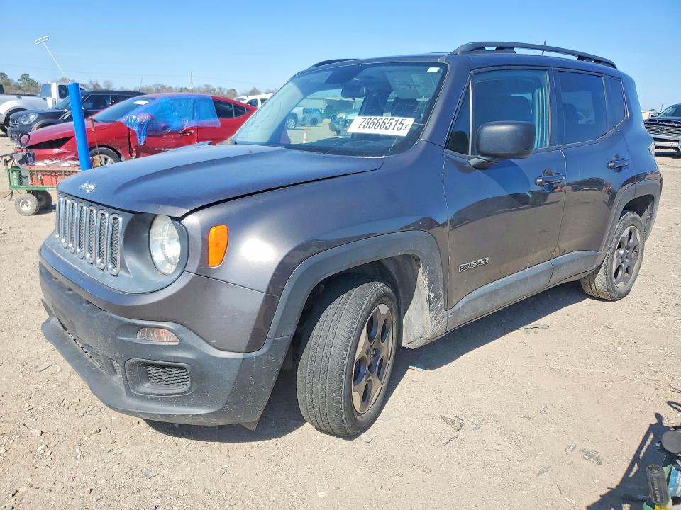 Продаж на аукціоні авто 2016 Jeep Renegade, vin: ZACCJAAT7GPE10310, номер лоту: 78666515