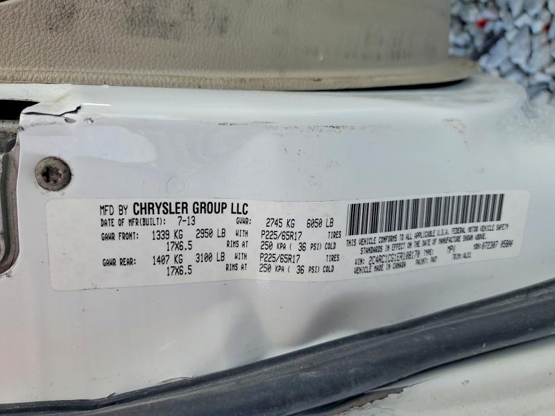 Продаж на аукціоні авто 2014 Chrysler Town & Country, vin: 2C4RC1CG1ER108170, номер лоту: 79054275