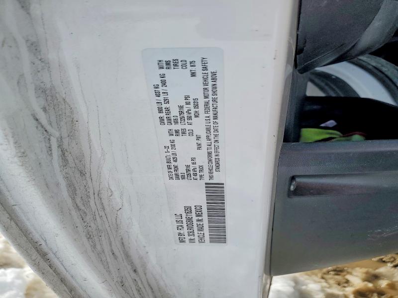 2022 Ram Promaster 2500 მანქანა იყიდება აუქციონზე, vin: 3C6LRVDG6NE116350, აუქციონის ნომერი: 77897745