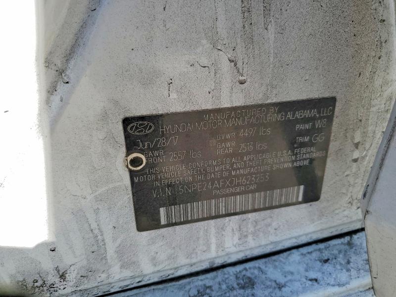 Продажа на аукционе авто 2018 Hyundai Sonata, vin: 5NPE24AFXJH623253, номер лота: 78330415