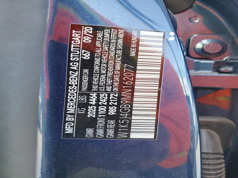 Aukcja sprzedaży 2021 Mercedes Benz Cla, vin: W1K5J4GB9MN162077, numer aukcji: 79118445