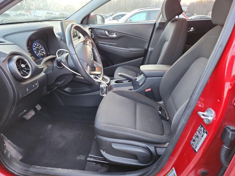 76630115 :رقم المزاد ، KM8K3CAB0NU897592 vin ، 2022 Hyundai Kona مزاد بيع