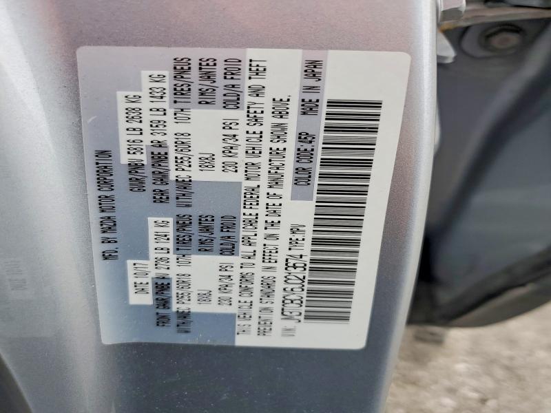 2018 Mazda Cx-9 მანქანა იყიდება აუქციონზე, vin: JM3TCBCY6J0213674, აუქციონის ნომერი: 77180635