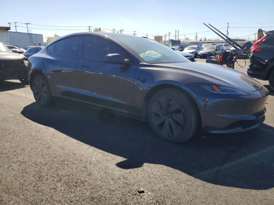2025 Tesla Model 3 მანქანა იყიდება აუქციონზე, vin: 5YJ3E1EA0SF968707, აუქციონის ნომერი: 77614785
