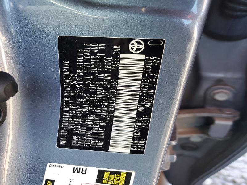 Aukcja sprzedaży 2022 Toyota Corolla, vin: 5YFEPMAE6NP330256, numer aukcji: 78134385