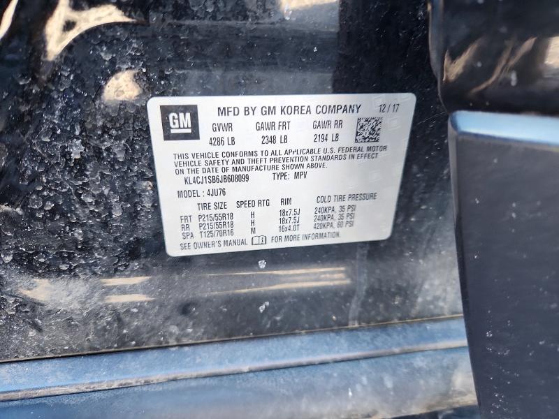 Продажа на аукционе авто 2018 Buick Encore, vin: KL4CJ1SB6JB608099, номер лота: 77711745