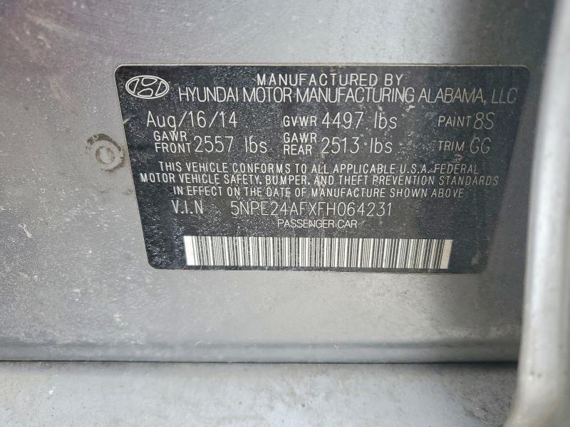 2015 Hyundai Sonata მანქანა იყიდება აუქციონზე, vin: 5NPE24AFXFH064231, აუქციონის ნომერი: 77660635
